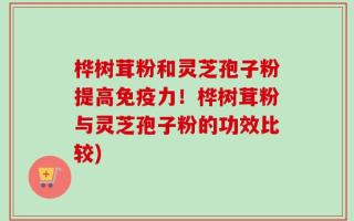 桦树茸粉和灵芝孢子粉提高免疫力！桦树茸粉与灵芝孢子粉的功效比较)