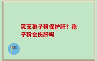 灵芝孢子粉保护肝？孢子粉会伤肝吗