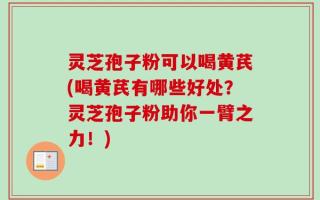 灵芝孢子粉可以喝黄芪(喝黄芪有哪些好处？灵芝孢子粉助你一臂之力！)