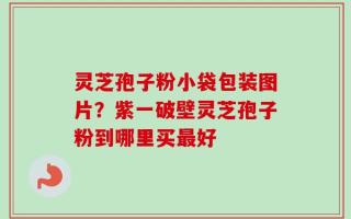灵芝孢子粉小袋包装图片？紫一破壁灵芝孢子粉到哪里买最好