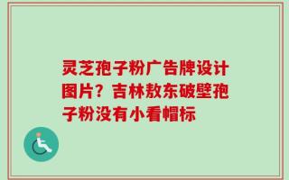 灵芝孢子粉广告牌设计图片？吉林敖东破壁孢子粉没有小看帽标