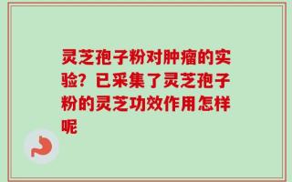 灵芝孢子粉对肿瘤的实验？已采集了灵芝孢子粉的灵芝功效作用怎样呢