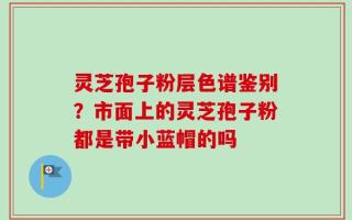 灵芝孢子粉层色谱鉴别？市面上的灵芝孢子粉都是带小蓝帽的吗