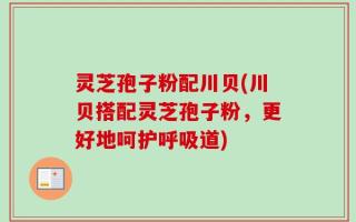 灵芝孢子粉配川贝(川贝搭配灵芝孢子粉，更好地呵护呼吸道)