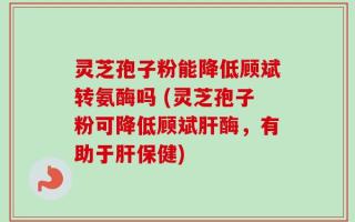 灵芝孢子粉能降低顾斌转氨酶吗 (灵芝孢子粉可降低顾斌肝酶，有助于肝保健)