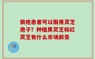 狼疮患者可以服用灵芝孢子？种植黑灵芝和红灵芝有什么市场前景