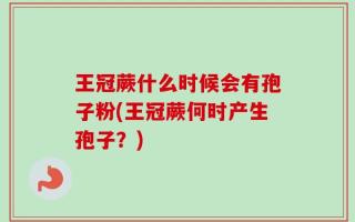 王冠蕨什么时候会有孢子粉(王冠蕨何时产生孢子？)