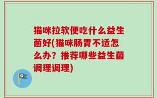 猫咪拉软便吃什么益生菌好(猫咪肠胃不适怎么办？推荐哪些益生菌调理调理)