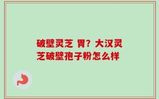破壁灵芝 胃？大汉灵芝破壁孢子粉怎么样