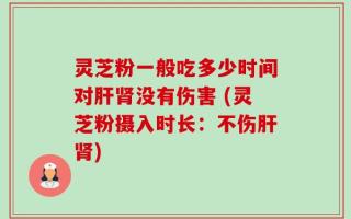 灵芝粉一般吃多少时间对肝肾没有伤害 (灵芝粉摄入时长：不伤肝肾)