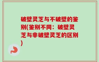 破壁灵芝与不破壁的鉴别(鉴别不同：破壁灵芝与非破壁灵芝的区别)