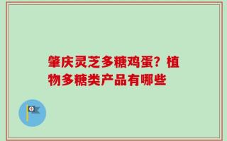 肇庆灵芝多糖鸡蛋？植物多糖类产品有哪些