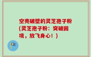 空壳破壁的灵芝孢子粉(灵芝孢子粉：突破困境，放飞身心！)