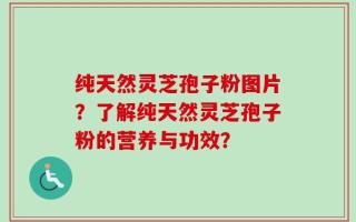 纯天然灵芝孢子粉图片？了解纯天然灵芝孢子粉的营养与功效？