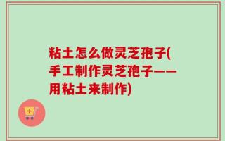 粘土怎么做灵芝孢子(手工制作灵芝孢子——用粘土来制作)