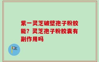 紫一灵芝破壁孢子粉胶能？灵芝孢子粉胶囊有副作用吗