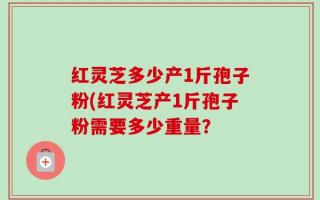 红灵芝多少产1斤孢子粉(红灵芝产1斤孢子粉需要多少重量？