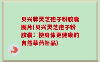 贝兴牌灵芝孢子粉胶囊图片(贝兴灵芝孢子粉胶囊：使身体更健康的自然草药补品)
