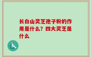 长白山灵芝孢子粉的作用是什么？四大灵芝是什么