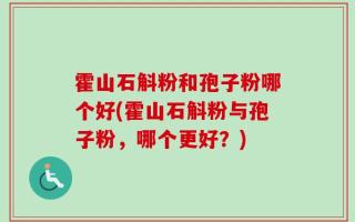 霍山石斛粉和孢子粉哪个好(霍山石斛粉与孢子粉，哪个更好？)