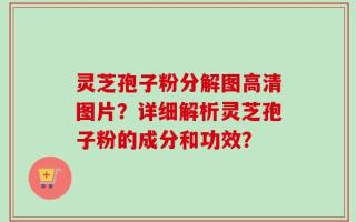 灵芝孢子粉分解图高清图片？详细解析灵芝孢子粉的成分和功效？