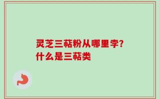 灵芝三萜粉从哪里孛？什么是三萜类