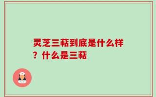 灵芝三萜到底是什么样？什么是三萜