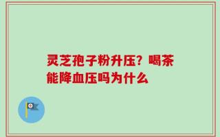 灵芝孢子粉升压？喝茶能降血压吗为什么