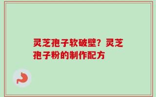 灵芝孢子软破壁？灵芝孢子粉的制作配方