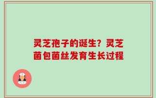 灵芝孢子的诞生？灵芝菌包菌丝发育生长过程