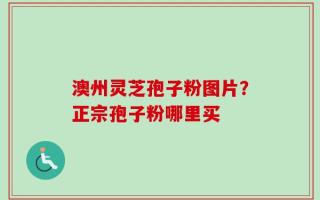 澳州灵芝孢子粉图片？正宗孢子粉哪里买