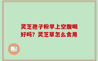 灵芝孢子粉早上空腹喝好吗？灵芝草怎么食用