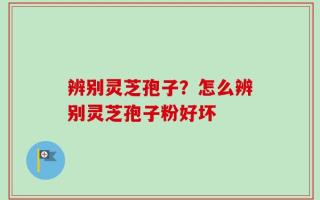 辨别灵芝孢子？怎么辨别灵芝孢子粉好坏