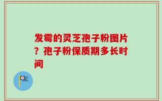 发霉的灵芝孢子粉图片？孢子粉保质期多长时间