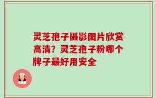灵芝孢子摄影图片欣赏高清？灵芝孢子粉哪个牌子最好用安全
