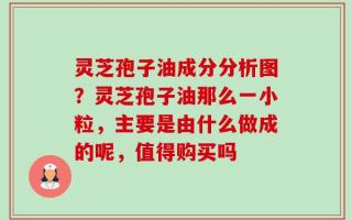 灵芝孢子油成分分析图？灵芝孢子油那么一小粒，主要是由什么做成的呢，值得购买吗