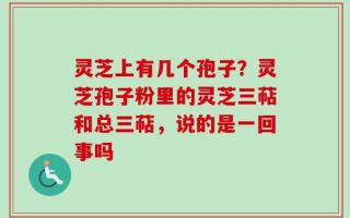 灵芝上有几个孢子？灵芝孢子粉里的灵芝三萜和总三萜，说的是一回事吗