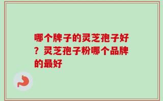 哪个牌子的灵芝孢子好？灵芝孢子粉哪个品牌的最好
