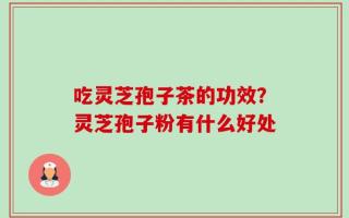 吃灵芝孢子茶的功效？灵芝孢子粉有什么好处