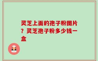 灵芝上面的孢子粉图片？灵芝孢子粉多少钱一盒