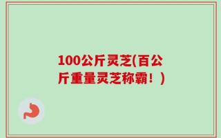 100公斤灵芝(百公斤重量灵芝称霸！)