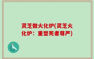 灵芝做火化炉(灵芝火化炉：重塑死者尊严)
