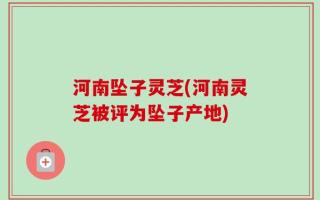 河南坠子灵芝(河南灵芝被评为坠子产地)