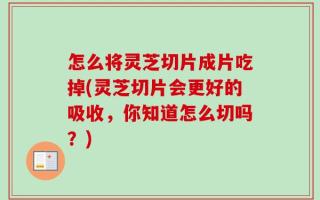 怎么将灵芝切片成片吃掉(灵芝切片会更好的吸收，你知道怎么切吗？)