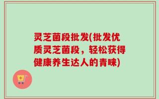 灵芝菌段批发(批发优质灵芝菌段，轻松获得健康养生达人的青睐)