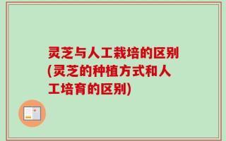 灵芝与人工栽培的区别(灵芝的种植方式和人工培育的区别)
