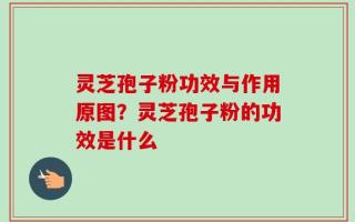 灵芝孢子粉功效与作用原图？灵芝孢子粉的功效是什么