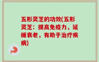 五形灵芝的功效(五形灵芝：提高免疫力，延缓衰老，有助于治疗疾病)