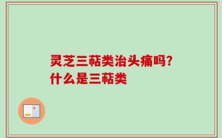 灵芝三萜类治头痛吗？什么是三萜类