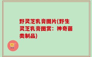 野灵芝乳膏图片(野生灵芝乳膏图赏：神奇菌类制品)